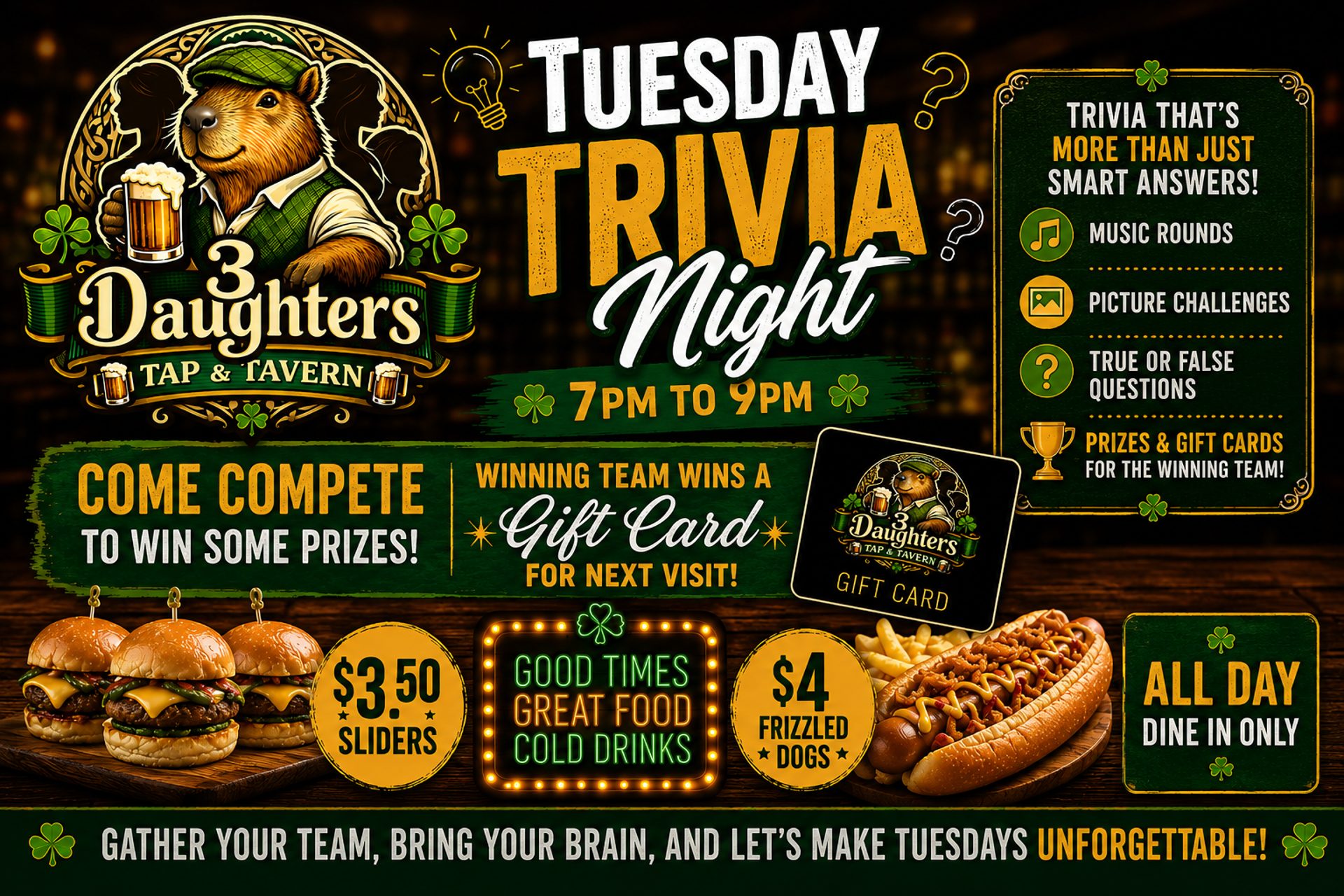 Tuesday Trivia Night