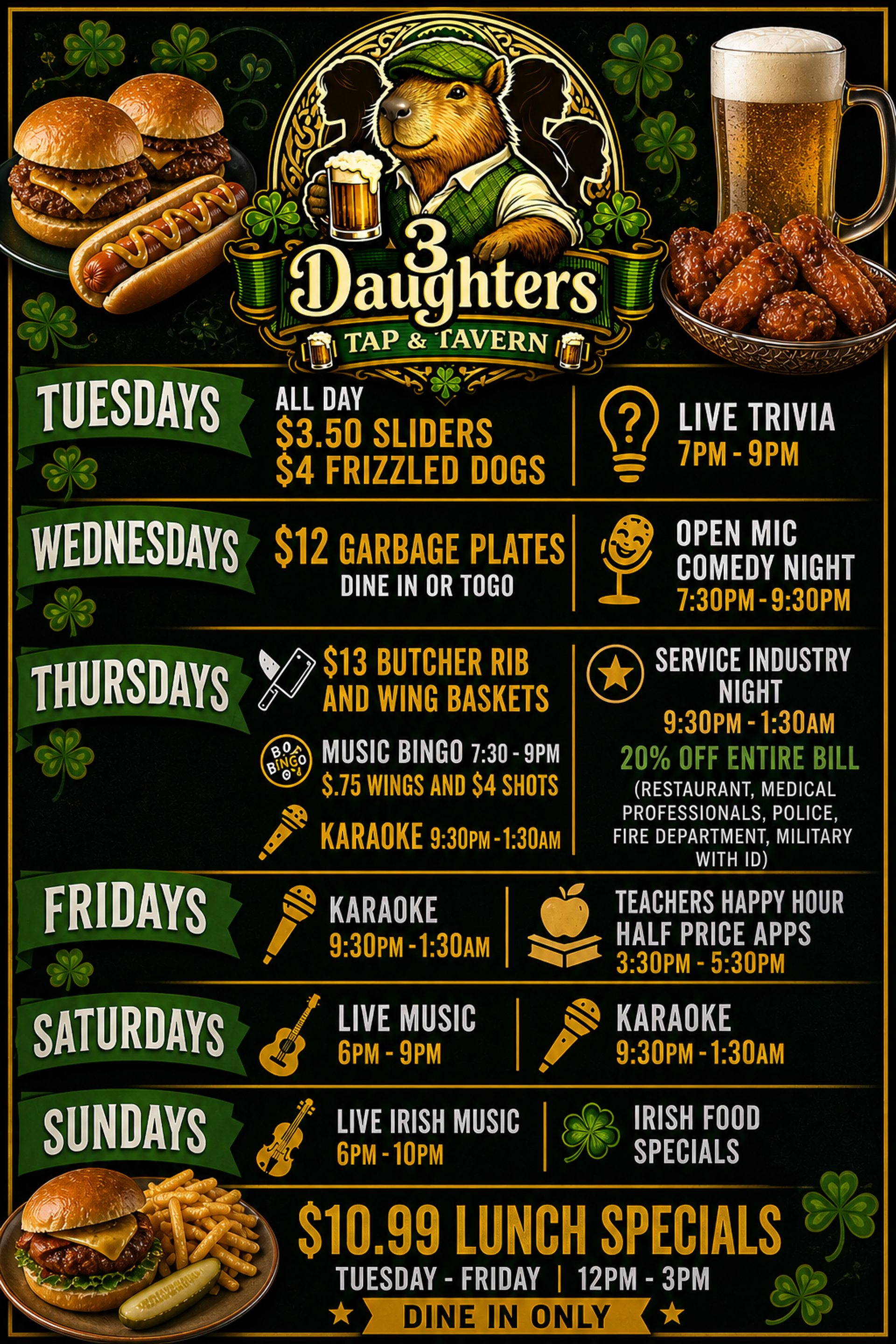 Daily Events and Deals